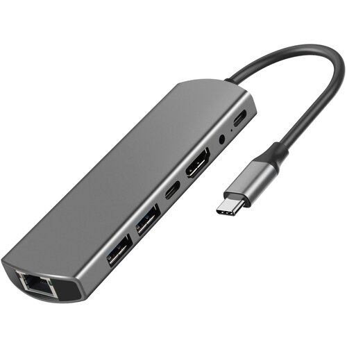 INF 7-v-1 USB-C zvezdi&scaron;če s HDMI, Ethernet in polnjenjem PD, (21778417) Cene
