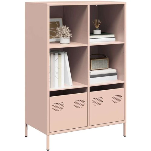 vidaXL Visoka omara roza 68x39x103,5 cm jeklo Cene