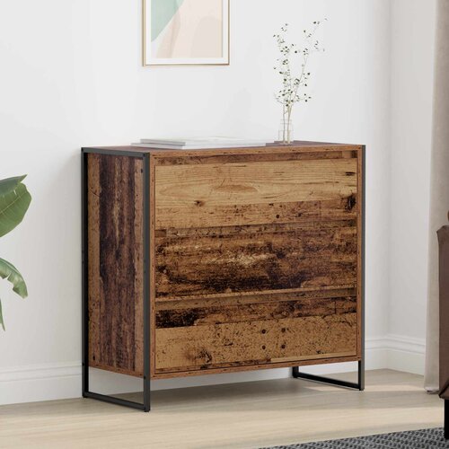 vidaXL Kreveta Staro drvo 79 x 36 x 75.5 cm Konstruirano drvo Cene