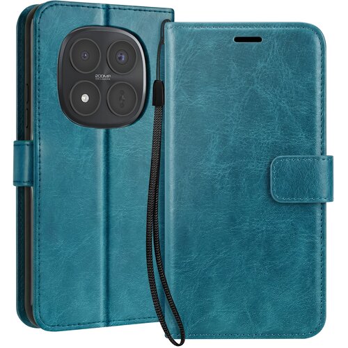 Oem Mayaxess, Denarnica za Redmi Note 15 Pro Plus 5G s trakom in funkcijo stojala, Turkizna, (5000275256) Cene