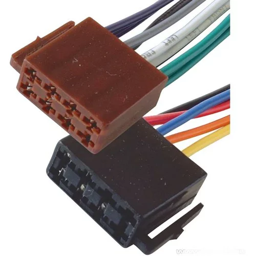 Utičnica ISO, set, napajanje + zvučnici, 15cm, označene žice