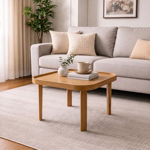 Hanah home klub sto Hera 60, 60 cm, hrast Cene