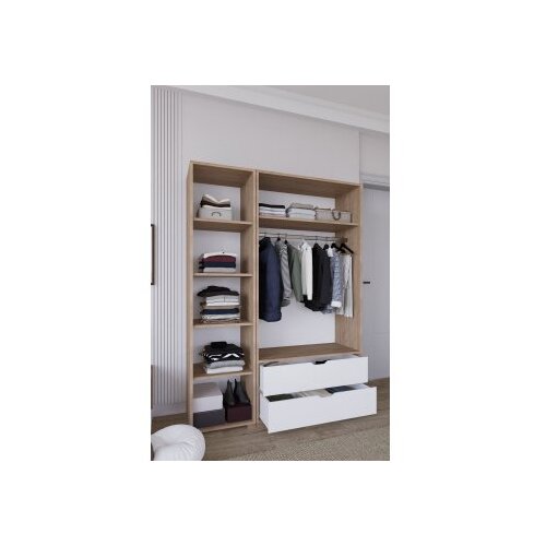 Hanah home Ormar Nissan 1600-019, 130x183x45 cm, Bijeli Slike