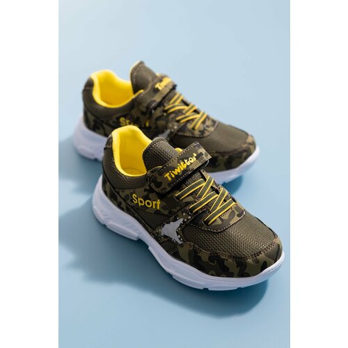 Tonny Black Children's Khaki Yellow Sneakers Tbz02 Slike