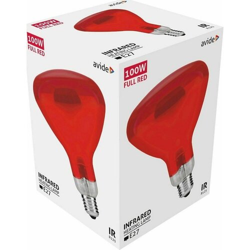 Avide SIJALICA E27 INFRA FULL RED 100W Slike