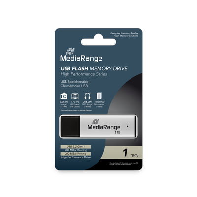 Mediarange Germany USB FLASH MEMORIJE 1TB 3.2 HIGH PERFORMANCE/MR1905/ALU CASE Cene