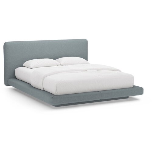 Micadoni Svijetlo plavi tapecirani bračni krevet 160x200 cm Linea &amp;ndash; Slike