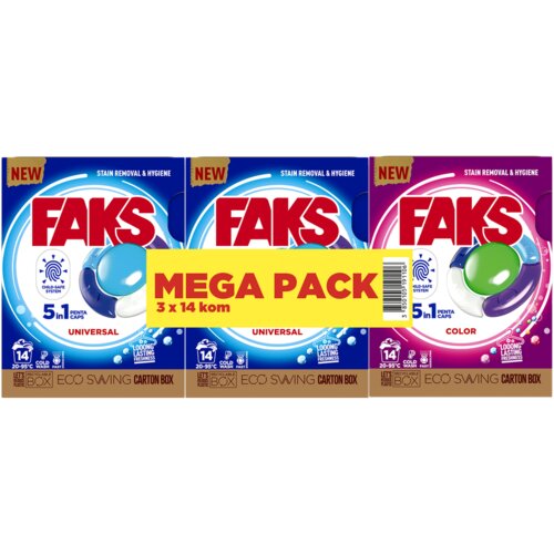 Faks kapsule Universal i Color 3x14 komada XL Slike