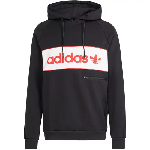 Adidas Sweater majica 'NY' crvena / crna / bijela