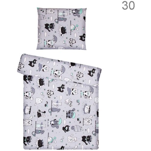 ACMA Posteljina set 2 elementa za krevet 160x80 cm - Uzorak 30 Cijene