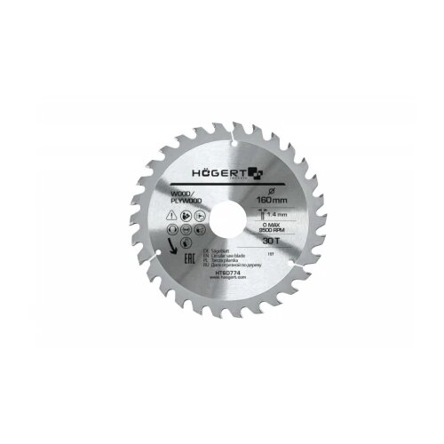 Hoegert list kružne pile/cirkulara za drvo 160 mm 30 Z HT6D774 Slike