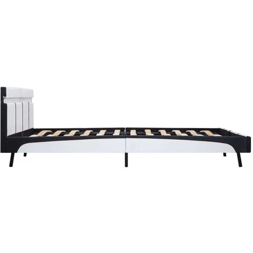  Okvir za krevet od umjetne kože LED bijeli 180 x 200 cm Slike