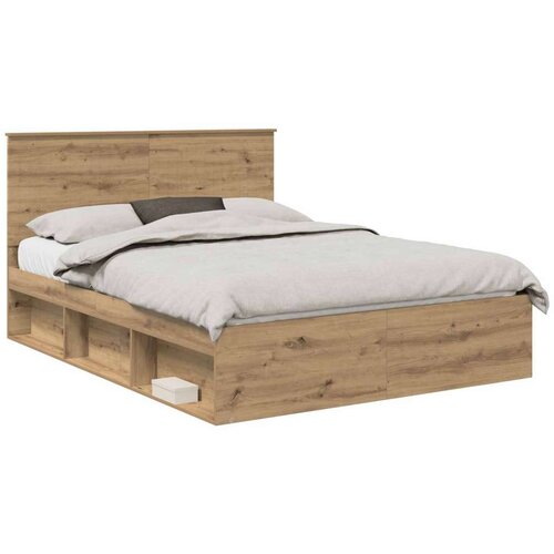  Okvir za krevet Umjetnička hrastovina 150 x 200 cm Slike