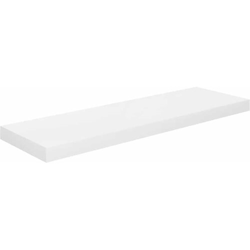 Plutajuće zidne police 4 kom sjajne bijele 80x23,5x3,8 cm MDF Slike