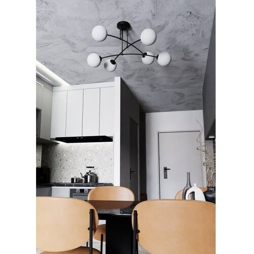 Toolight Lampa Wisząca Sufitowa Czarny Mat APP1576-6C Slike