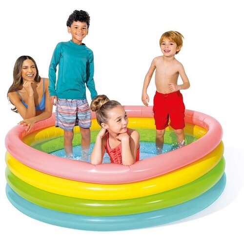 Intex Rainbow bazen na napuhavanje 4 prstena 168 x 46 cm 56441 Cijene