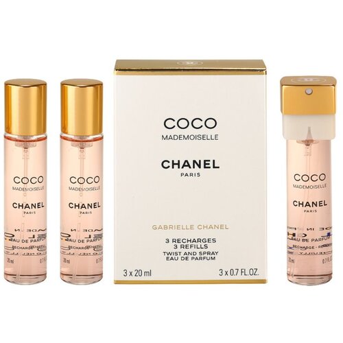Chanel Coco Mademoiselle 3x 20 ml parfumska voda polnilo 20 ml za ženske Cene