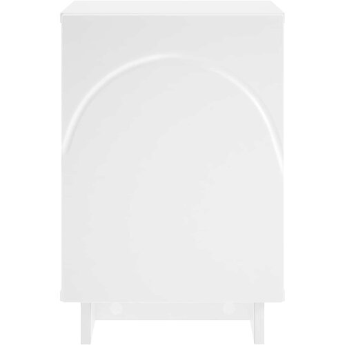  Noćni ormar 2 pcs Bijela 33,5 x 34,5 x 50 cm Konstruirano drvo Slike