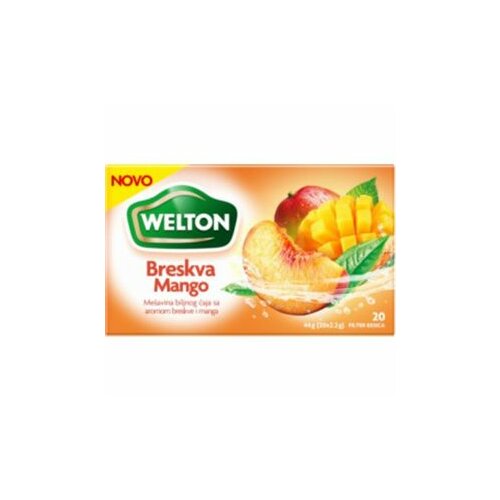 Welton breskva, mango čaj 44g kutija Slike