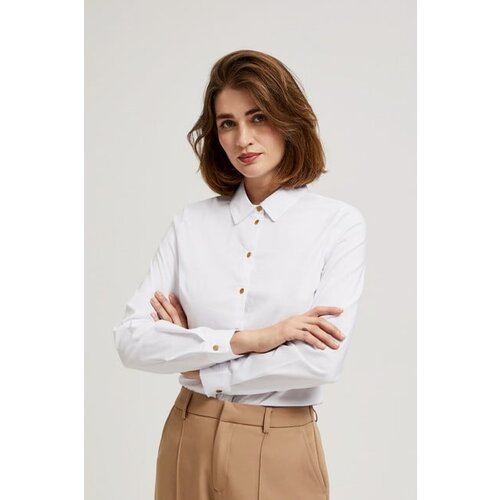 Moodo Ordinary shirt with decorative buttons Cene