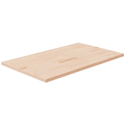 vidaXL Kopalniški pult 100x60x2,5 cm neobdelana trdna hrastovina