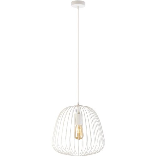  Luster na sajli OVELLA 1xE27/15W/230V, prečnik 36 cm, krem Cene