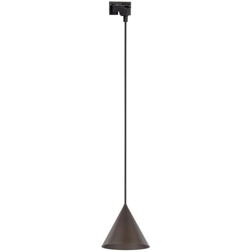  Luster na sajli za šinski sistem CONO 1xE27/15W/230V crna/smeđa Cene