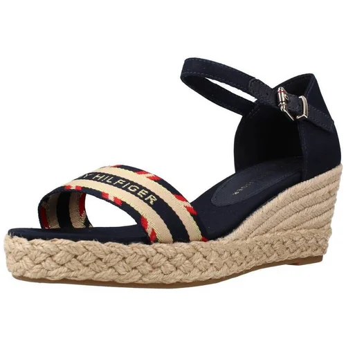 Tommy Hilfiger Sandali & Odprti čevlji CORPORATE WEBBING LOW WE Modra