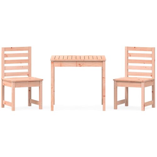  3-dijelni vrtni bistro set od masivnog drva duglazije Slike