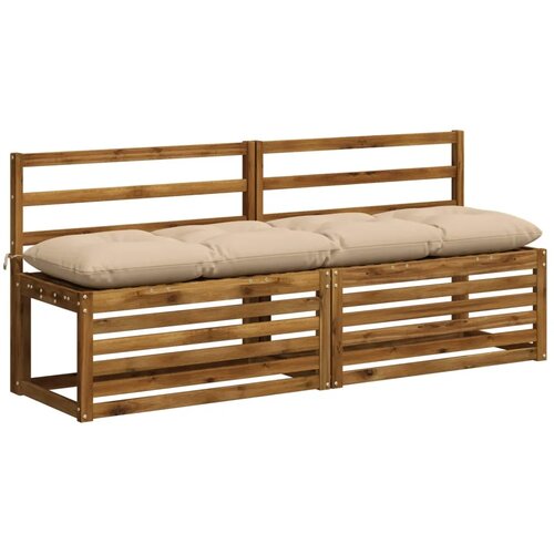  Jastučić za klupu VIANEN 100% poliester Krem 160 x 40 x 12 cm - Krem 160 x 40 x 12 cm Slike
