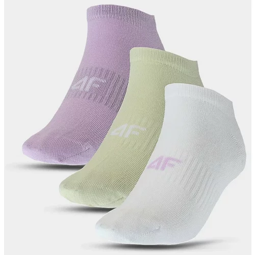 4f Women's Casual Ankle Socks (3pack) - Multicolor