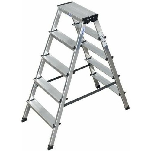 Krause-werk prostostoječa aluminijasta lestev Dopplo 2x5 stopnic 120342 Cene