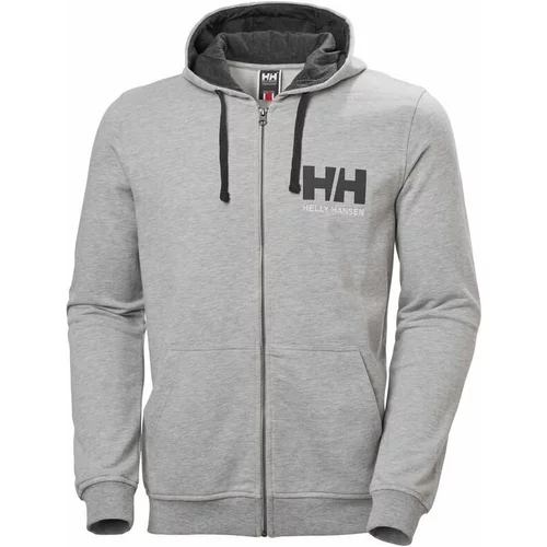 Helly Hansen Men's HH Logo Full Zip Hoodie Grey Melange S