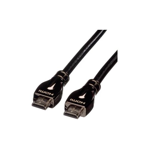 Roline HDMI priključni kabel HDMI-A vtič\, HDMI-A vtič 7.50 m črna 11.04.5684 #####4K UHD\, dvojno oklopljen HDMI kabel, (20419025) Cene