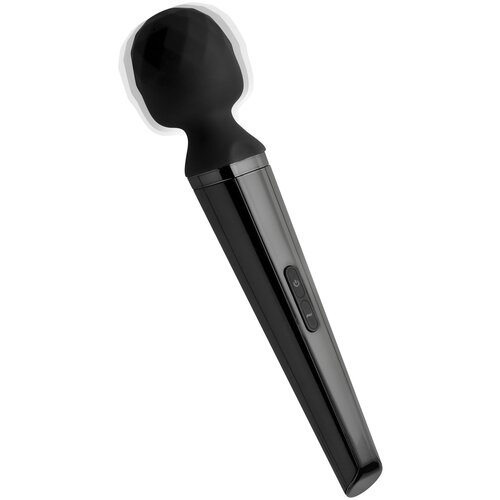 XR Brands Wand Essentials Diamond Head 11X Silicone Wand Massager Black Cijene