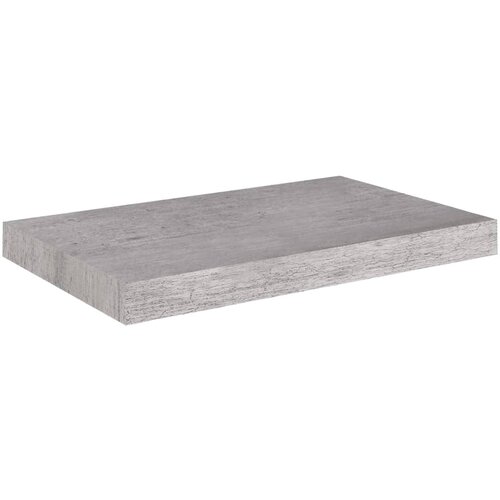 Maison Chic Stenska polica - Viseča Polica betonsko siva 50x23x3,8 cm MDF, (21784778) Cene