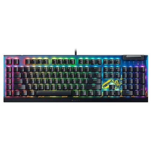 Razer Tipkovnica BlackWidow V4 X, rumena stikala, Fortnite Edition, US Cene