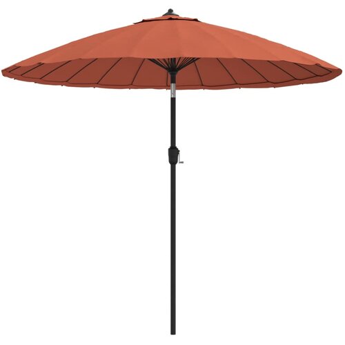 vidaXL Zunanji senčnik z aluminijastim drogom 270 cm terakota, (20965859) Cene
