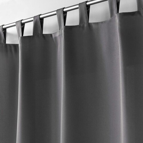 Douceur d int&amp;eacute;rieur Temno siva zavesa 140x260 cm Essentiel &amp;ndash; Slike