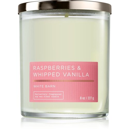 Bath & Body Works Raspberries & Whipped Vanilla dišeča sveča 227 g Cene