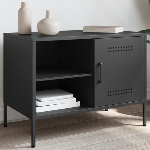 vidaXL TV omarica črna 68x39x50,5 cm jeklo Cene