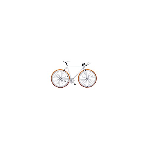 Bigshot bicikla VELA White/Orange Bullhorn Bar (52cm, 56cm) Slike