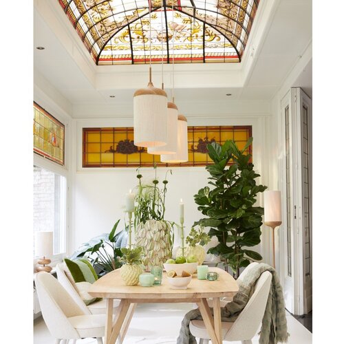 Light &amp;amp; Living Jedilna miza iz masivnega manga 100x200 cm Quenza &amp;ndash; Slike