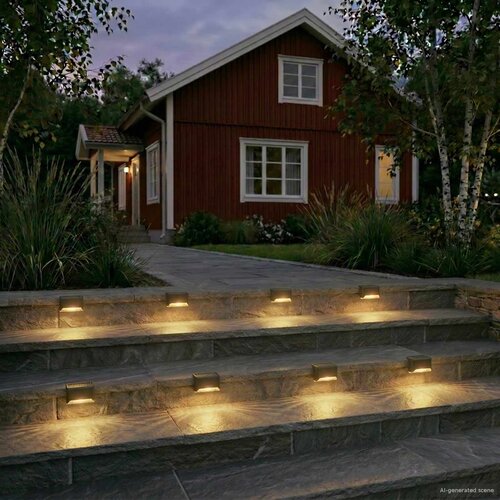  Solarna svjetla za vanjsku upotrebu s tlo&amp;scaron;cem 8 pcs 4,5 cm Slike