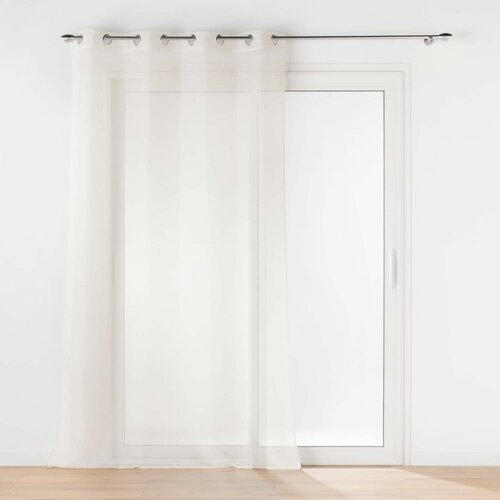 Douceur d int&amp;eacute;rieur Kremno bela prosojna zavesa 140x240 cm Lissea &amp;ndash; Slike