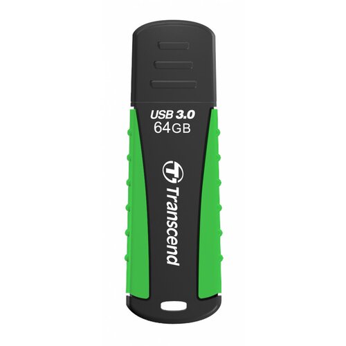 Transcend USB 64 GB, JetFlash 810, USB3.0, 85/25 MB/s, Water/Dust proof, Rugged, Black/Green Cene