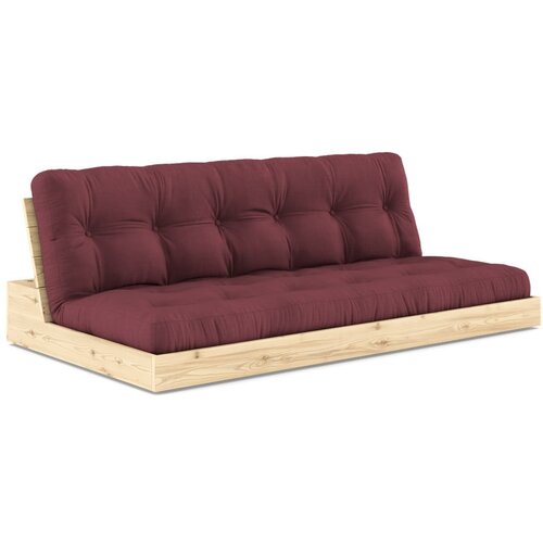 Karup Design Bordo rdeča raztegljiva sedežna garnitura 196 cm Base – Cene
