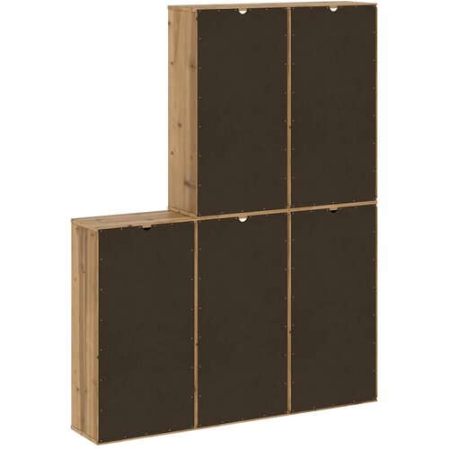  Bočni ormarići 5 kom ODDA 40x24x79 cm puno drvo bor Slike