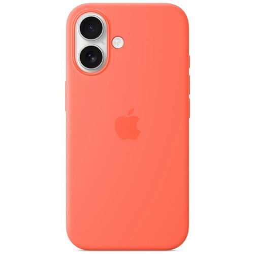 Apple iphone 16 silicone case sa magsafe-om &ndash; tangerine Cene