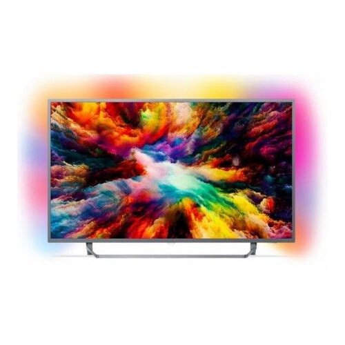 Philips 43PUS7303/12 - 43 LED UHD 3840&amp;times;2160 HDMI USB WiFi DVB-T2/C/S2 Smart Android Tamno srebrni 4K Ultra HD televizor Slike